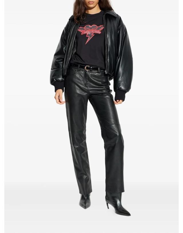 쟈딕앤볼테르 자딕앤볼테르 [해외직구] Zadig&Voltaire 에드윈 하트 그래픽 티셔츠 JWTS02856 착용컷
