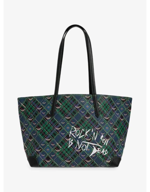 쟈딕앤볼테르 자딕앤볼테르 [해외직구] Zadig&Voltaire Z Shopper punk check bag LWBA04397 착용컷