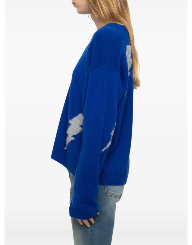 쟈딕앤볼테르 자딕앤볼테르 [해외직구] Zadig&Voltaire 마르쿠즈 뉴 플래시라이트 니트 탑 KWSW03071 착용컷