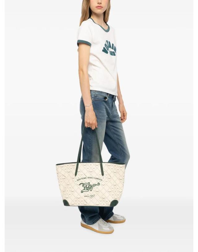 쟈딕앤볼테르 자딕앤볼테르 [해외직구] Zadig&Voltaire Z 쇼퍼 모노그램 테니스 백 LWBA04521 착용컷