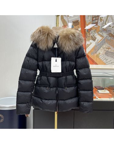 [명품] 몽클레르 여성 보에드 숏 다운 패딩 블랙 159885930