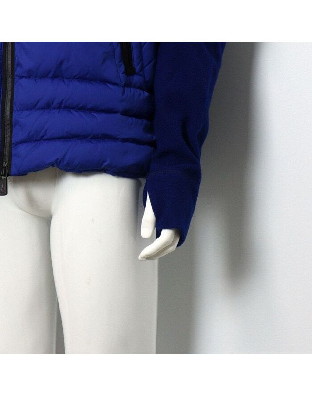 몽클레어 [중고명품] [중고명품] 몽클레르 그레노블 플리스 후드집업 자켓 블루 159129359 착용컷