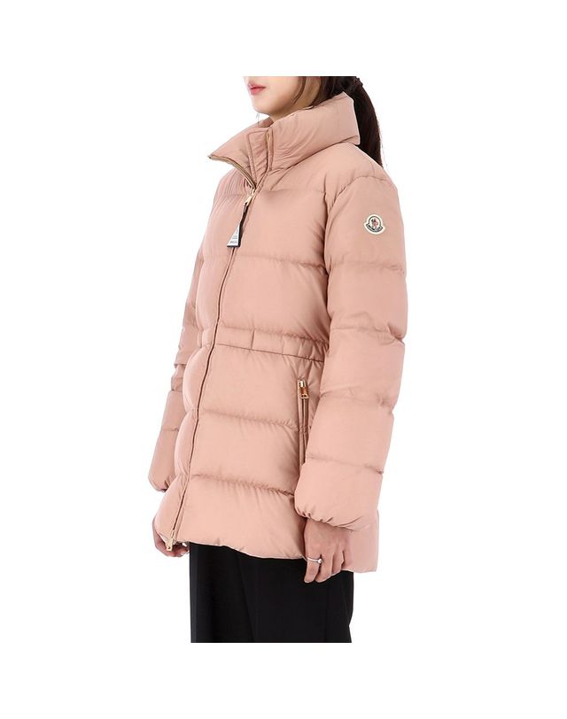 몽클레어 [명품] 몽클레르 여성 브로세트 후드 다운 패딩 파우더 핑크 1A00223 54AQE 53D 156242107 착용컷
