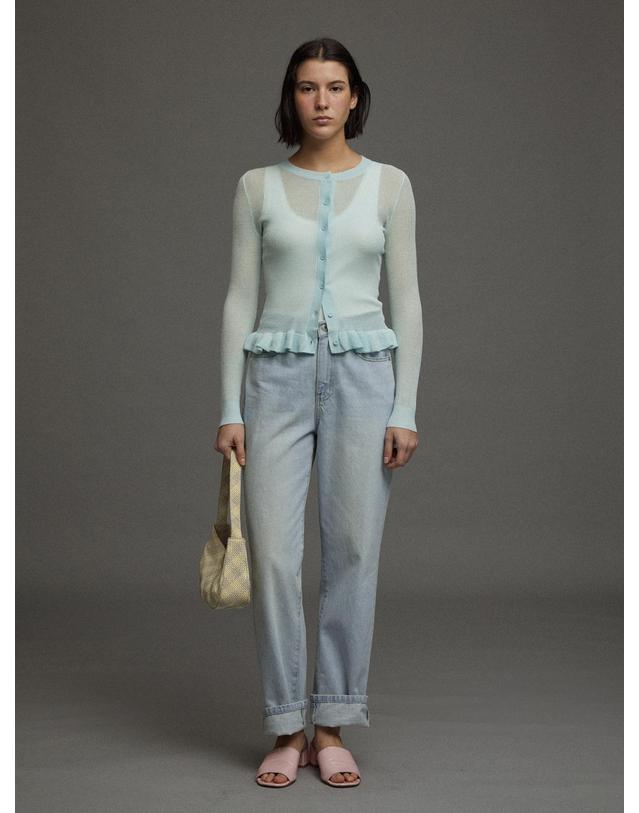 프리베일 PVIL Noor Cardigan(Mint) 착용컷