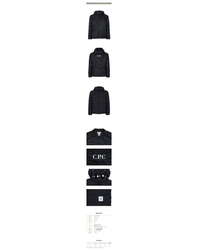 준야와타나베 [명품] 준야와타나베 블랙 고글 후드 다운 자켓 WPJ915W25 BLACK 153407710 착용컷