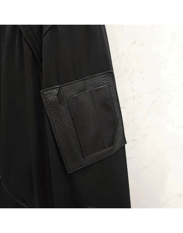준지 [중고명품] [중고명품] 준지 블랙 견장 자켓 사이즈 46 160195241 착용컷