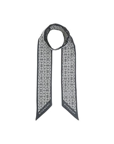 [명품] 지방시 여성 실크 스카프 차콜 134249735
