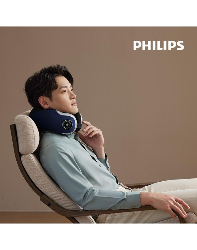 필립스 필립스 넥스핀 목 PPM3502 온열 어깨 마사지기 착용컷