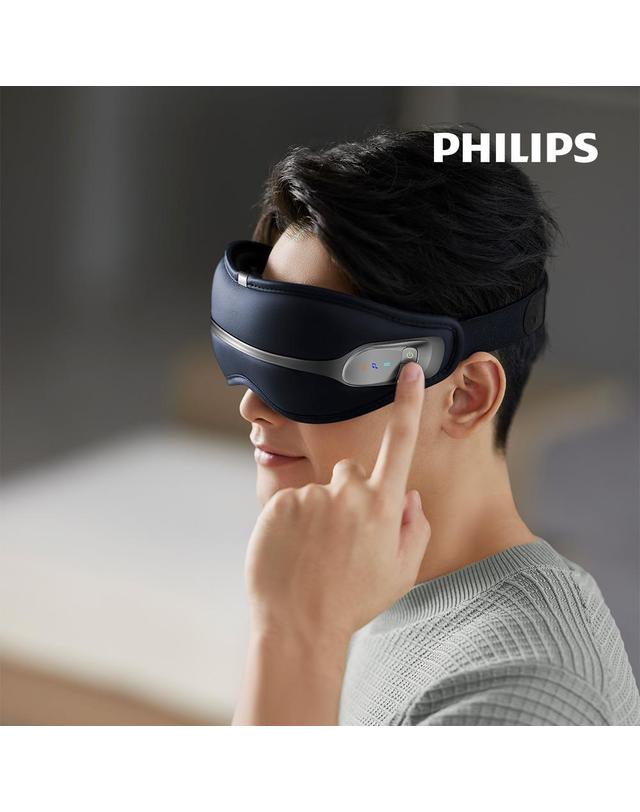 필립스 필립스 딥아이 눈 진동 온열 블루투스 마사지기 PPM2321 착용컷