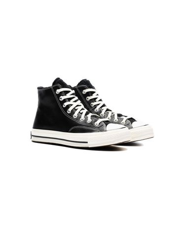[명품] 컨버스 CHUCK 70 하이탑 레더 스니커즈 블랙 172364C 151328845