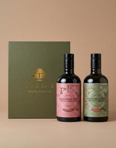 아시엔다 엘 팔로 아르베키나 & 아시엔다 엘 팔로 피구알 엑스트라버진 올리브오일 GIFT