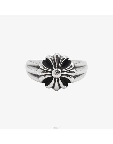 [중고명품] 크롬하츠 중고 컷아웃 크로스 링 19.5호 43QVADQJ 161554391
