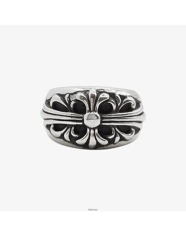[중고명품] 크롬하츠 중고 플로랄 크로스링 19호 3Z4477WF 161554642