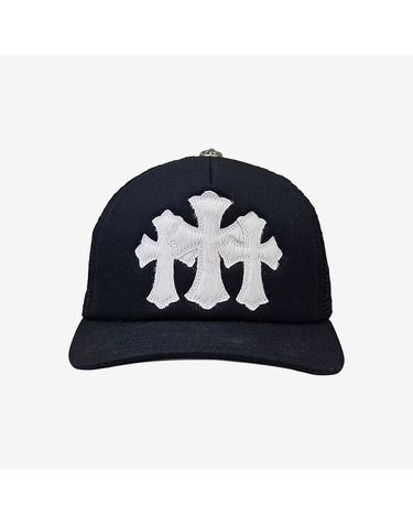 크롬 하츠 [중고명품] 크롬하츠 남성 세메터리 트러커 모자 블랙 162848100