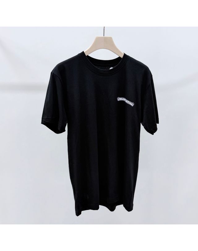크롬 하츠 [중고명품] 크롬하츠 웰컴 라스베가스 블랙 반팔 티셔츠 사이즈 M 159274630 착용컷