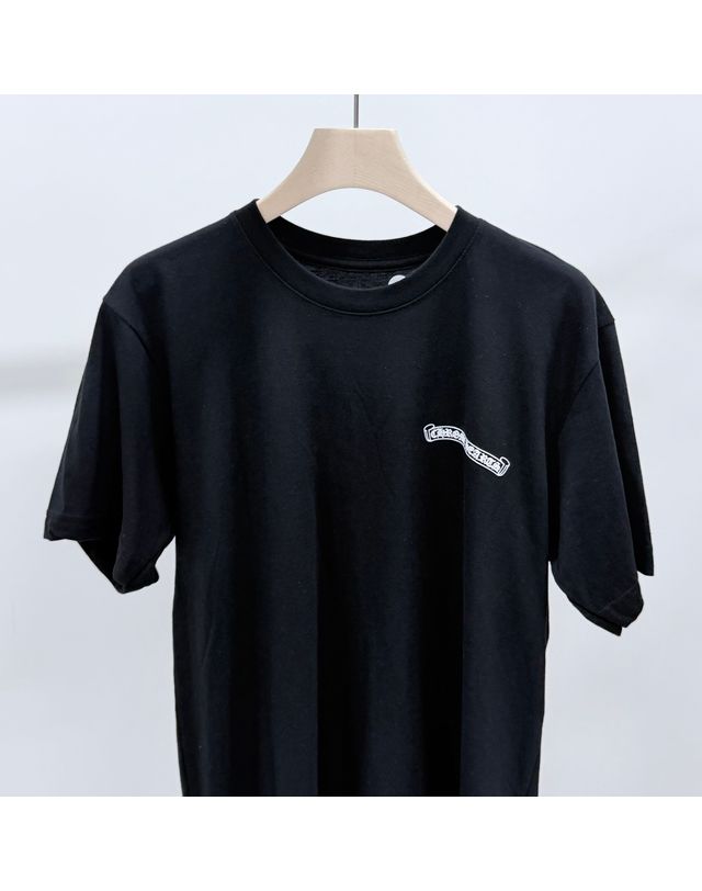 크롬 하츠 [중고명품] 크롬하츠 웰컴 라스베가스 블랙 반팔 티셔츠 사이즈 M 159274630 착용컷