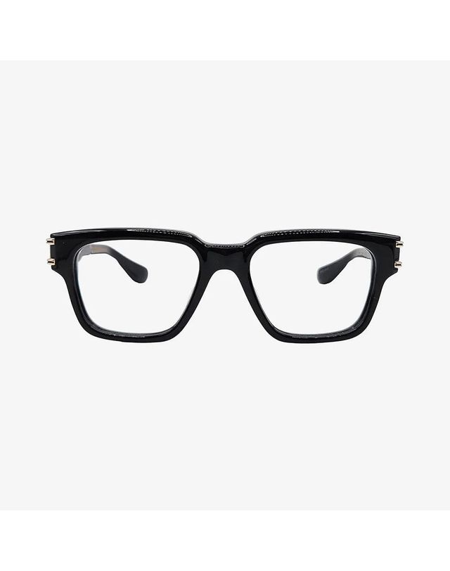 크롬 하츠 [중고명품] [중고명품] 크롬하츠 블랙 골드 벌지 안경 157432581 착용컷