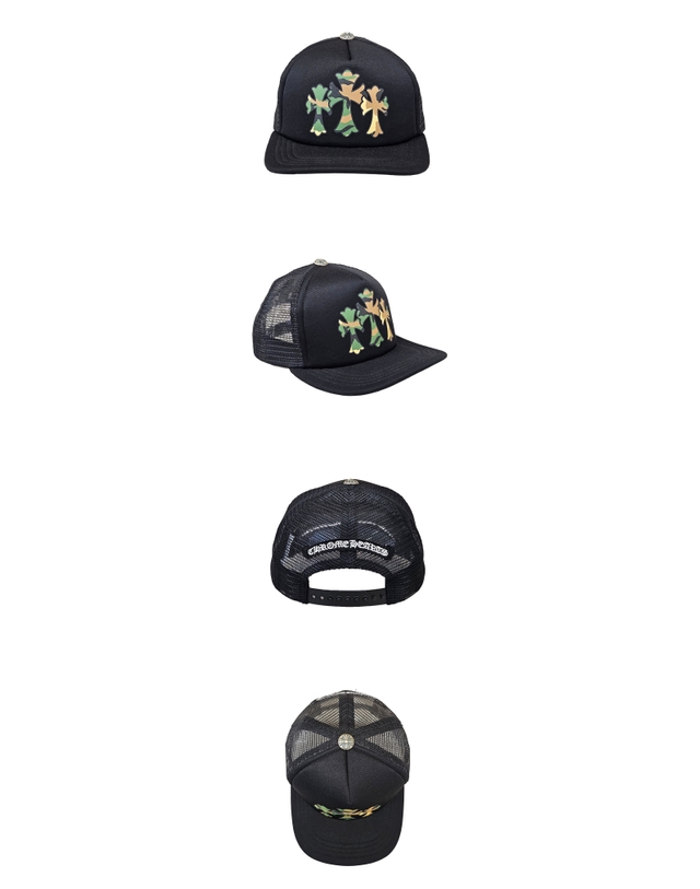 크롬 하츠 [중고명품] [중고명품] 크롬하츠 킹 타코 폼 프론트 메쉬 트러커 햇 162848156 착용컷