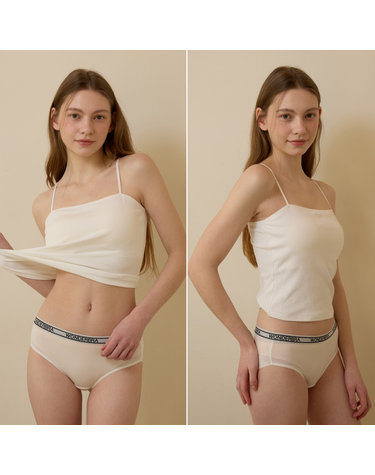 [Wonderbra] 모달 브라탑 2종세트 화이트2 WBWTB5M56_2