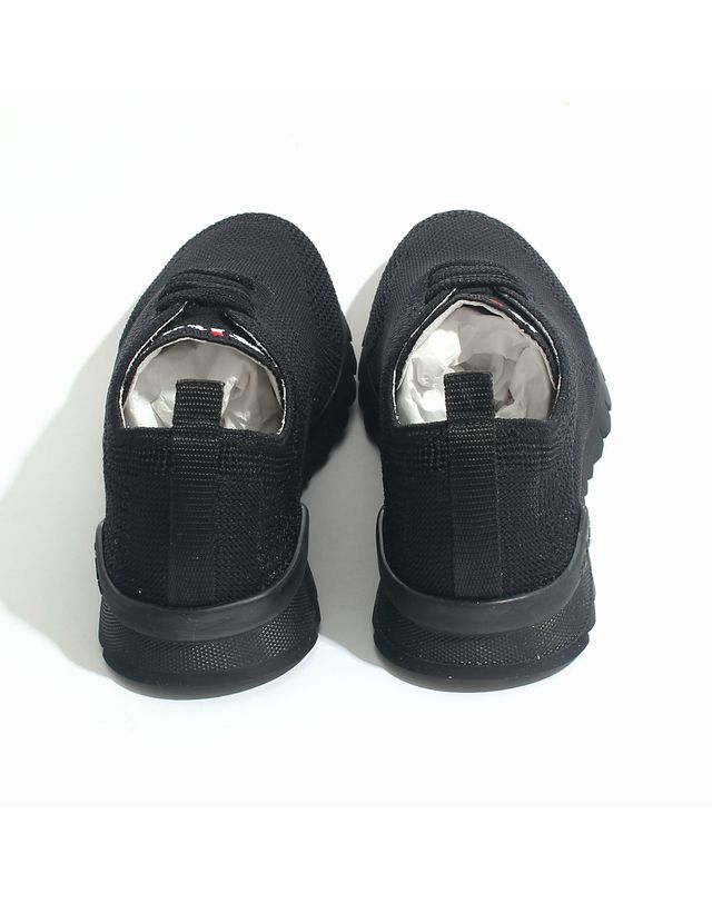 키톤 [명품] 키톤 메쉬 런닝 스니커즈 올블랙 147362206 착용컷