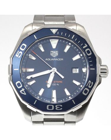 [중고명품] 태그호이어 아쿠아레이서 43mm 블루 시계 77332940
