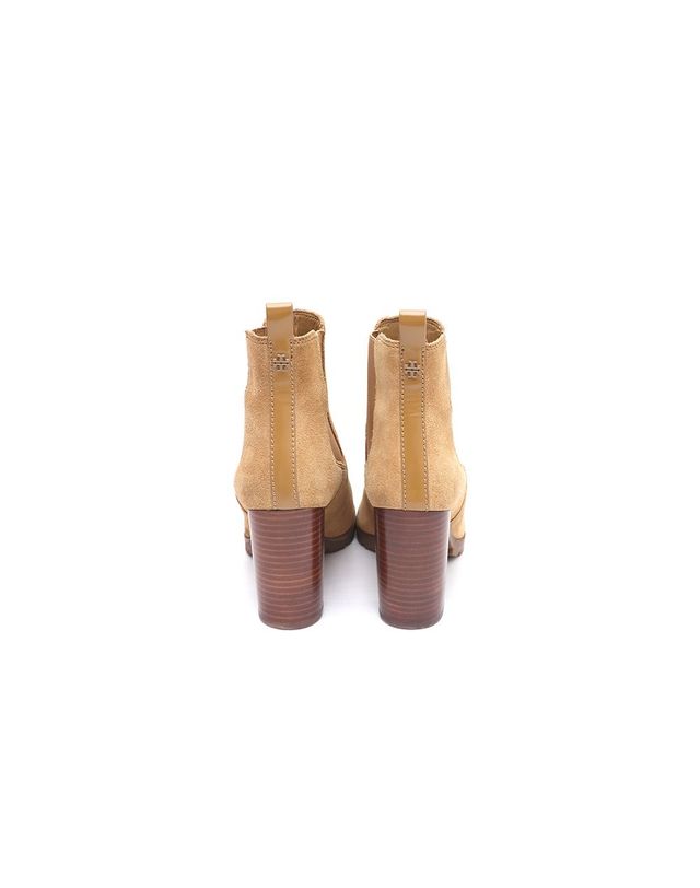토리버치 [중고명품] [중고명품] 토리버치 스웨이드 브라운 앵클부츠 사이즈 230mm 158538365 착용컷