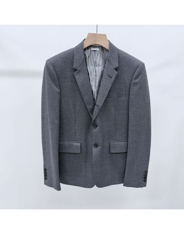 톰브라운 [중고명품] 톰브라운 [S급/3] 울 클래식 체크 수트 정장 그레이 162675814
