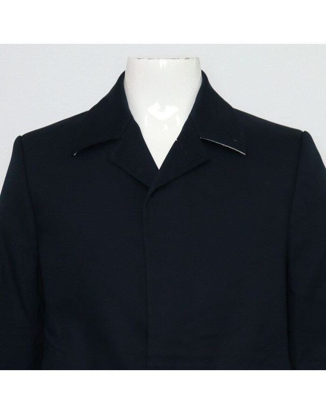 톰브라운 [중고명품] [중고명품] 톰브라운 네이비 발마칸 오버 코트 자켓 사이즈 1 152318079 착용컷