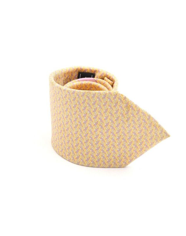 페라가모 [중고명품] [중고명품] 페라가모 오렌지 실크 남성 넥타이 가로 8.5cm 152898967 착용컷