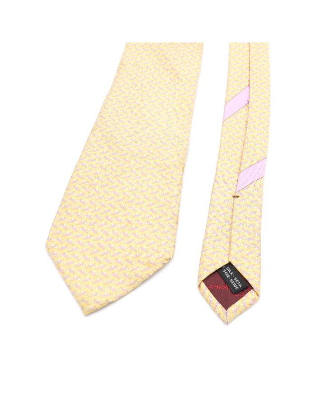 페라가모 [중고명품] [중고명품] 페라가모 오렌지 실크 남성 넥타이 가로 8.5cm 152898967 착용컷