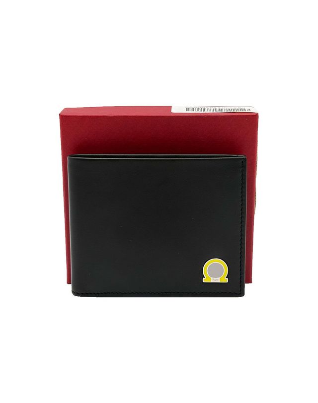 페라가모 [중고명품] [중고명품] 페라가모 Ferragamo 66 9441 블랙 레더 간치니 로고 장식 반지갑 160964227 착용컷