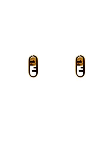 [중고명품] 펜디 골드 귀걸이 가로 0.5cm 높이 1.2cm 158409630