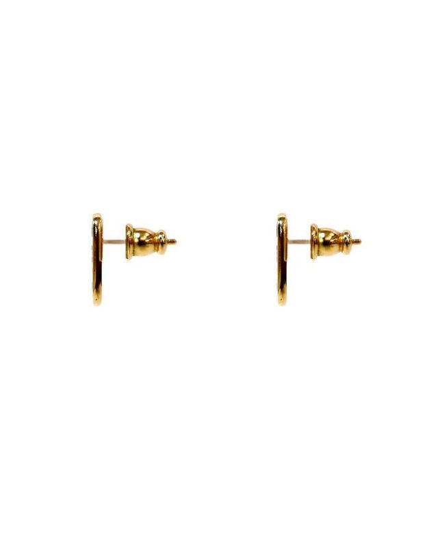 펜디 [중고명품] [중고명품] 펜디 골드 귀걸이 가로 0.5cm 높이 1.2cm 158409630 착용컷