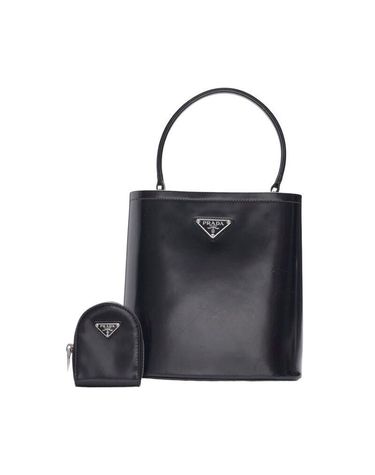 [중고명품] 프라다 브러쉬드 파니에 레더 버킷백 블랙 1BA319 ZO6 F0002 158468701