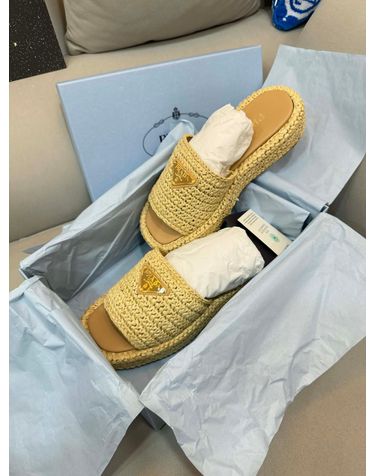 [중고명품] 프라다 크로세 뮬 샌들 152428728