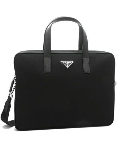 [명품] 프라다 리나일론 앤 사피아노 레더 브리프케이스 블랙 2VE368 2DMH F0002 114941688