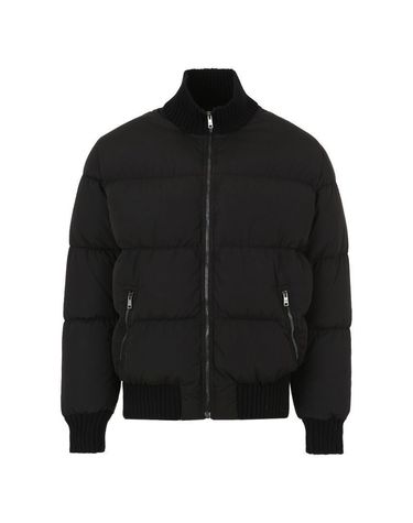 [명품] 프라다 블랙 미디엄 웨이트 구스 다운 자켓 SGD033 18NN F0002 151634353