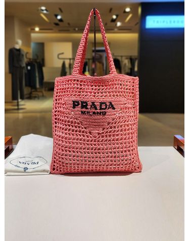 [중고명품] 프라다 라피아 크로셰 숄더백 1BG393 162850515