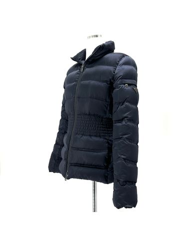 [중고명품] 프라다 삼각로고 밴딩 숏 패딩 점퍼 사이즈 38 140020226