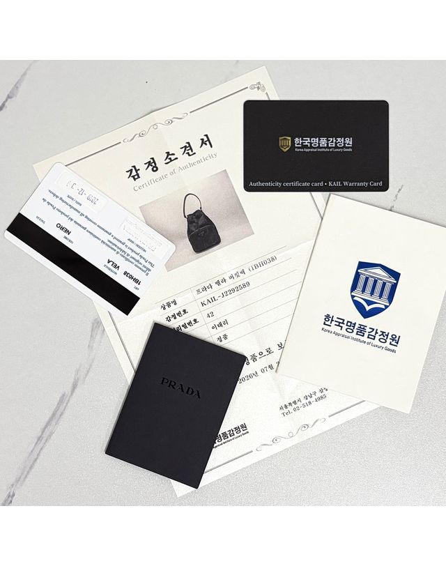 프라다 [중고명품] [중고명품] 프라다 나일론 테수토 퀼팅 듀엣 버킷 토트 겸 숄더백 블랙 159032210 착용컷
