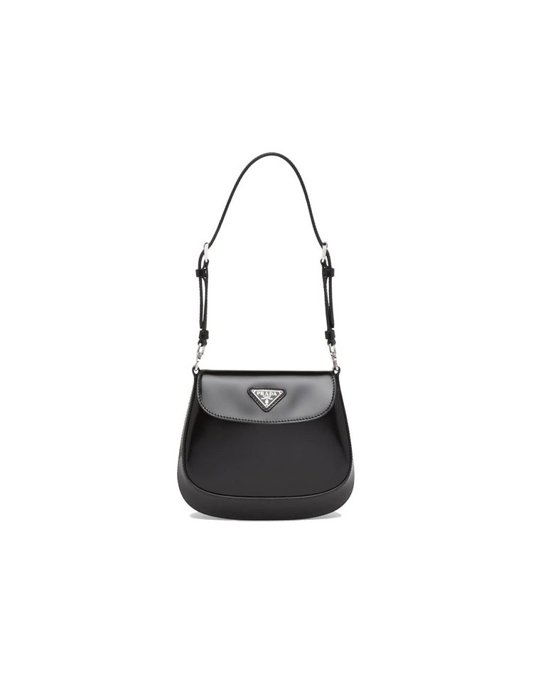 [명품] 프라다 여성 클레오 브러시드 가죽 미니 숄더백 블랙 1BH188 ZO6 F0002 46156229