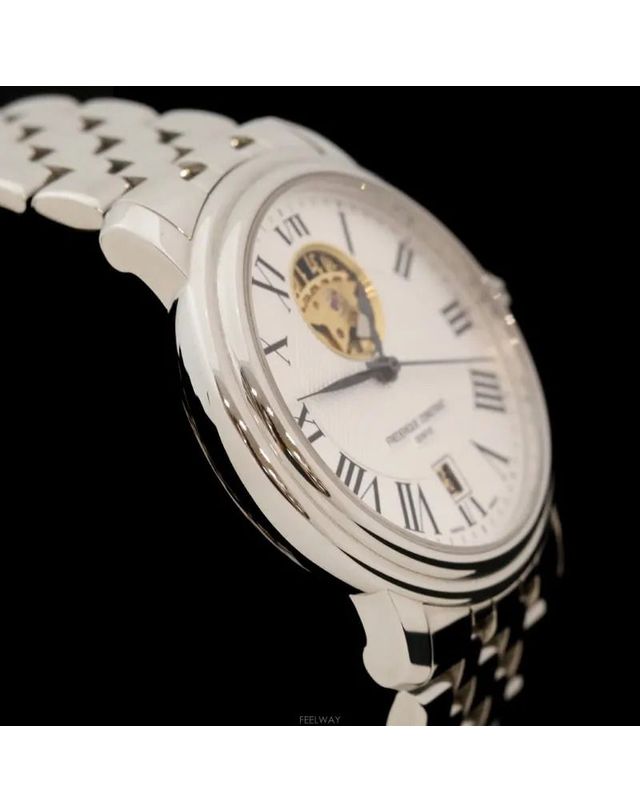 프레드릭 콘스탄트 [중고명품] [중고명품] 프레드릭콘스탄트 남성 하트비트 스틸 시계 40MM 159024347 착용컷