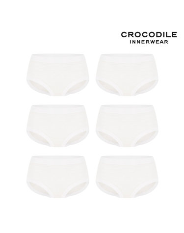 [크로커다일] 에센셜 에어리 링클 팬티 6종 크림위스퍼 CDWPT6M30_6