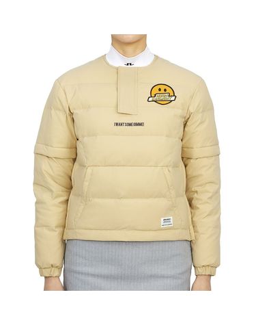 [명품] 혼가먼트 여성 패딩 자켓 골프웨어 베이지 42860245