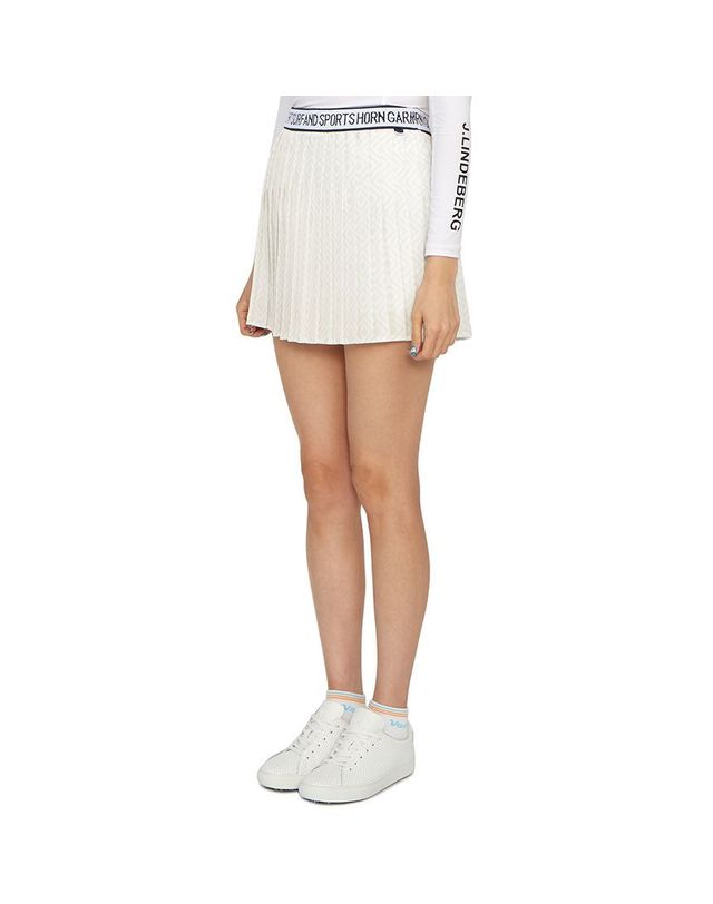 혼가먼트 [명품] 혼가먼트 여성 미니 플리츠 스커트 연회색 58163887 착용컷
