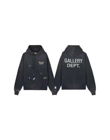 [명품] 갤러리디파트먼트 남성 GD 페인트 로고 후디 GPH 50044 VBLK 151474231