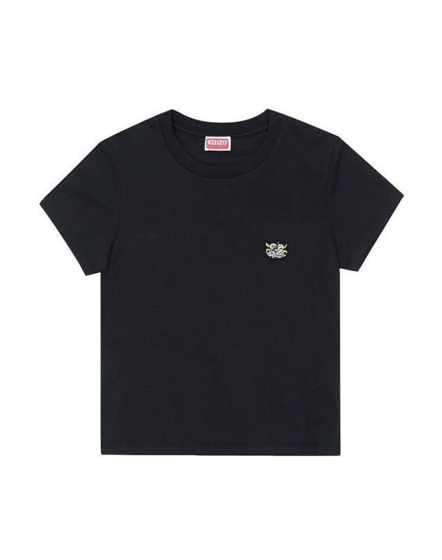 겐조 [명품] 겐조 여성 와일드 타이거 클래식 티셔츠 블랙 FG52TS2164SO 99J 155996574 착용컷