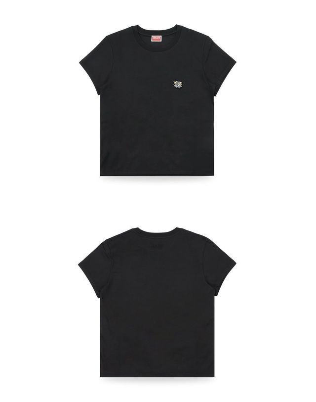 겐조 [명품] 겐조 여성 와일드 타이거 클래식 티셔츠 블랙 FG52TS2164SO 99J 152921274 착용컷