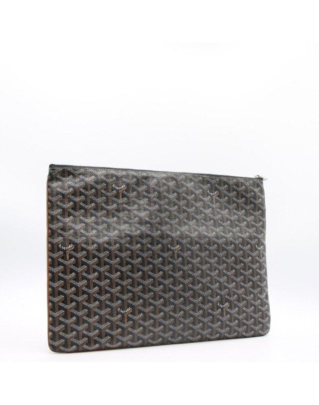 고야드 [중고명품] [중고명품] 고야드 블랙 클러치백 가로 40.5cm 세로 29cm 152895140 착용컷