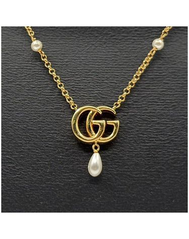 [중고명품] 구찌 GG 마몽 진주 목걸이 815310 I4620 8078 150286282